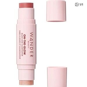 NEW Setx2 Wander Beauty OnTheGlow Blush Illuminator Stick Sienna Sunset NudeGlow